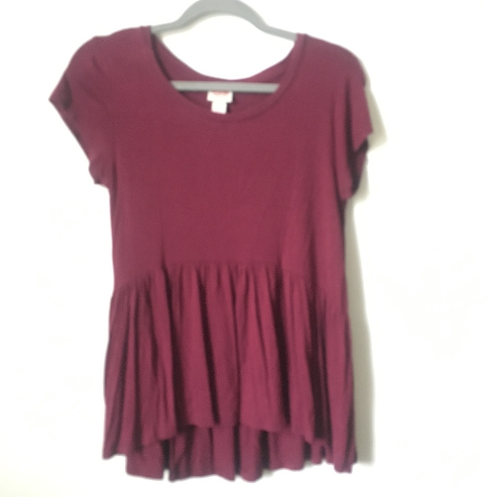 peplum style top